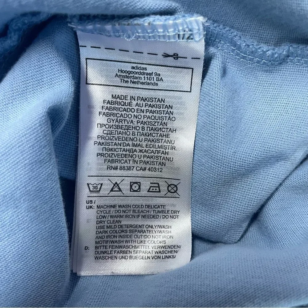 Adidas‎ Blue Short Sleeve Tee Classic Crew Neck size 2X